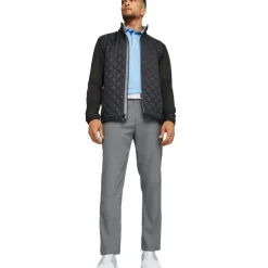 PUMA Men's Frost Quilted Full Zip Golf Jacket