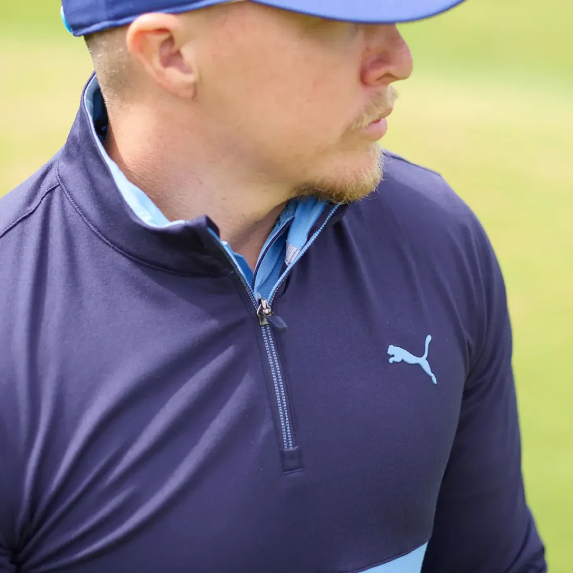 PUMA Men's Gamer Color Half Zip Golf Midlayer