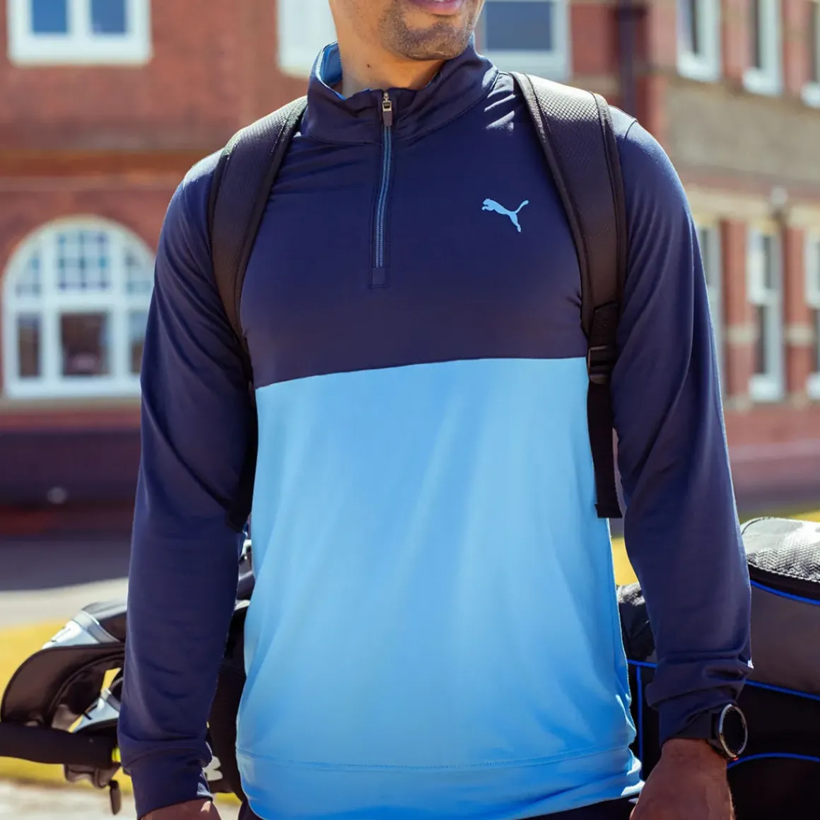 PUMA Men's Gamer Color Half Zip Golf Midlayer