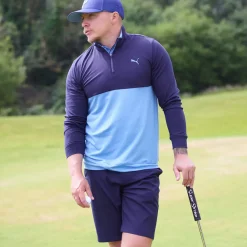 PUMA Men's Gamer Color Half Zip Golf Midlayer