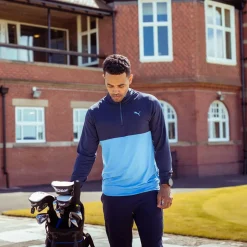 PUMA Men's Gamer Color Half Zip Golf Midlayer