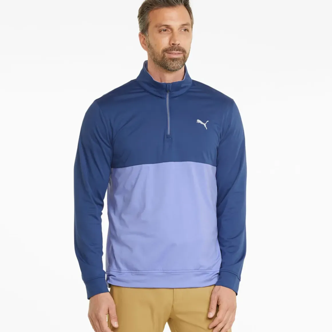 PUMA Men's Gamer Color Half Zip Golf Midlayer