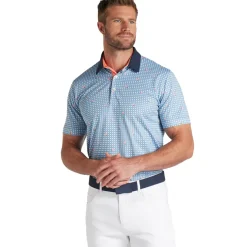PUMA Men's Gingham Golf Polo Shirt