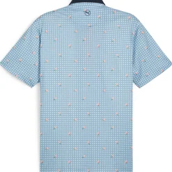 PUMA Men's Gingham Golf Polo Shirt