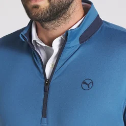 PUMA Men's Lightweight Quarter Zip Golf Midlayer