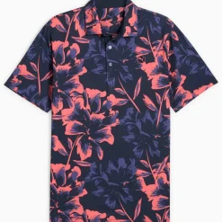 PUMA Men's MATTR Broken Flower Golf Polo Shirt