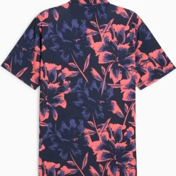 PUMA Men's MATTR Broken Flower Golf Polo Shirt