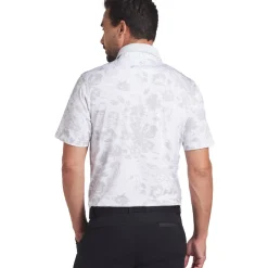 PUMA Men's MATTR Rose Print Golf Polo Shirt