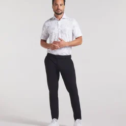 PUMA Men's MATTR Rose Print Golf Polo Shirt