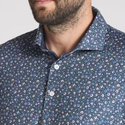 PUMA Men's MATTR Soto Print Golf Polo Shirt