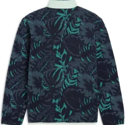 PUMA Men's Palm Tree Crew Fleece Pocket Half Zip Golf Mid Layer