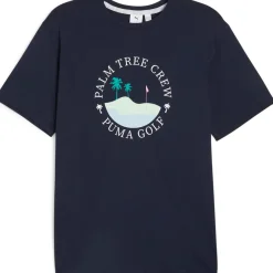 PUMA Men's Palm Tree Crew Island Golf T-Shirt