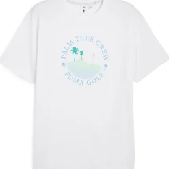 PUMA Men's Palm Tree Crew Island Golf T-Shirt