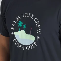 PUMA Men's Palm Tree Crew Island Golf T-Shirt