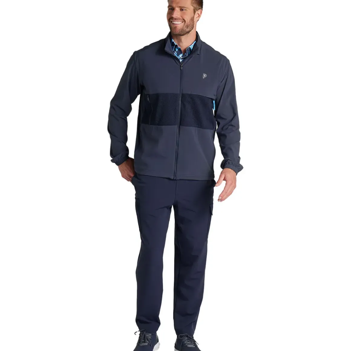 PUMA Men's Palm Tree Crew Golf Jacket