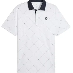 PUMA Men's Pure 2.0 Argyle Print Golf Polo Shirt