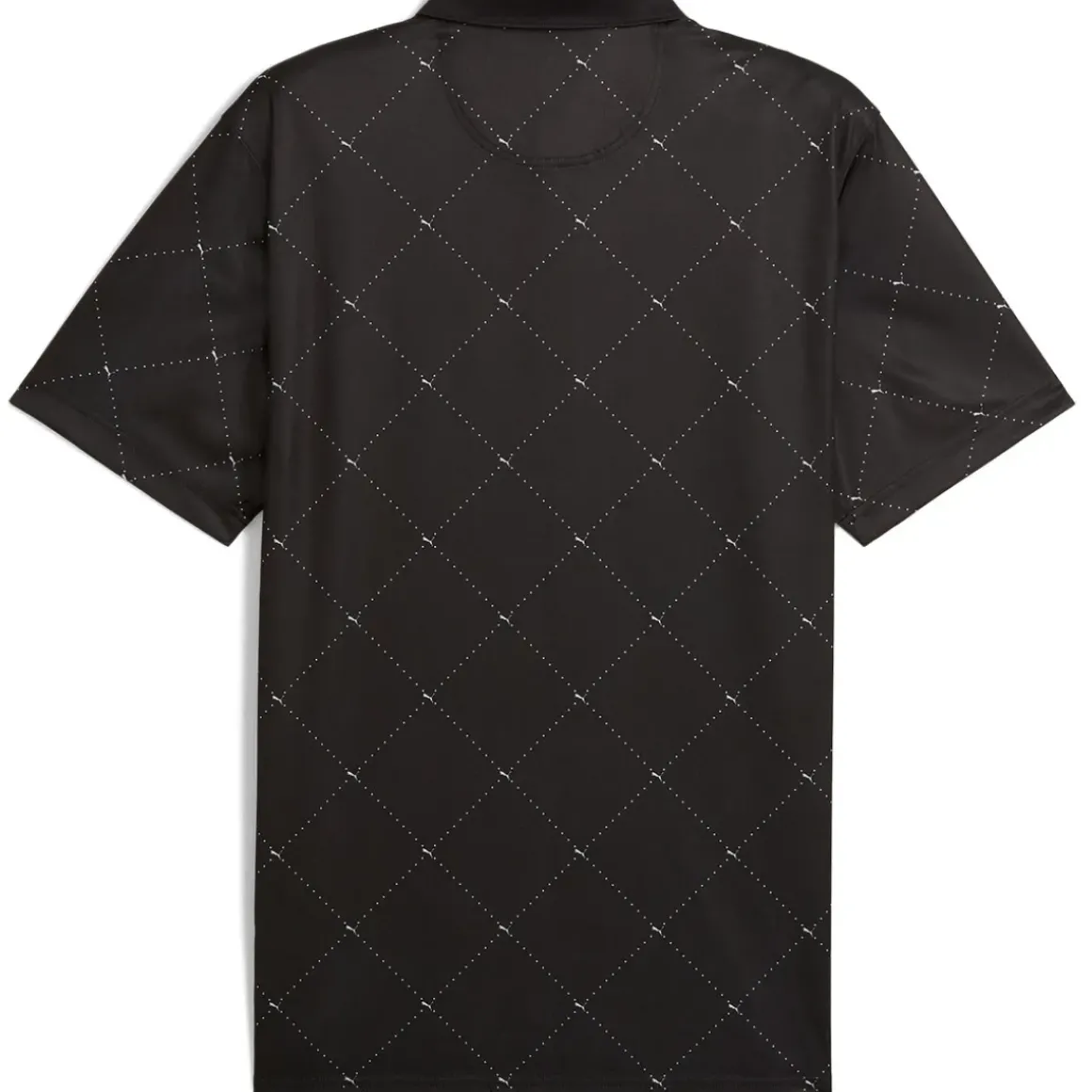 PUMA Men's Pure 2.0 Argyle Print Golf Polo Shirt