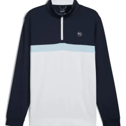 PUMA Men's Pure Colorblock Quarter Zip Golf Midlayer