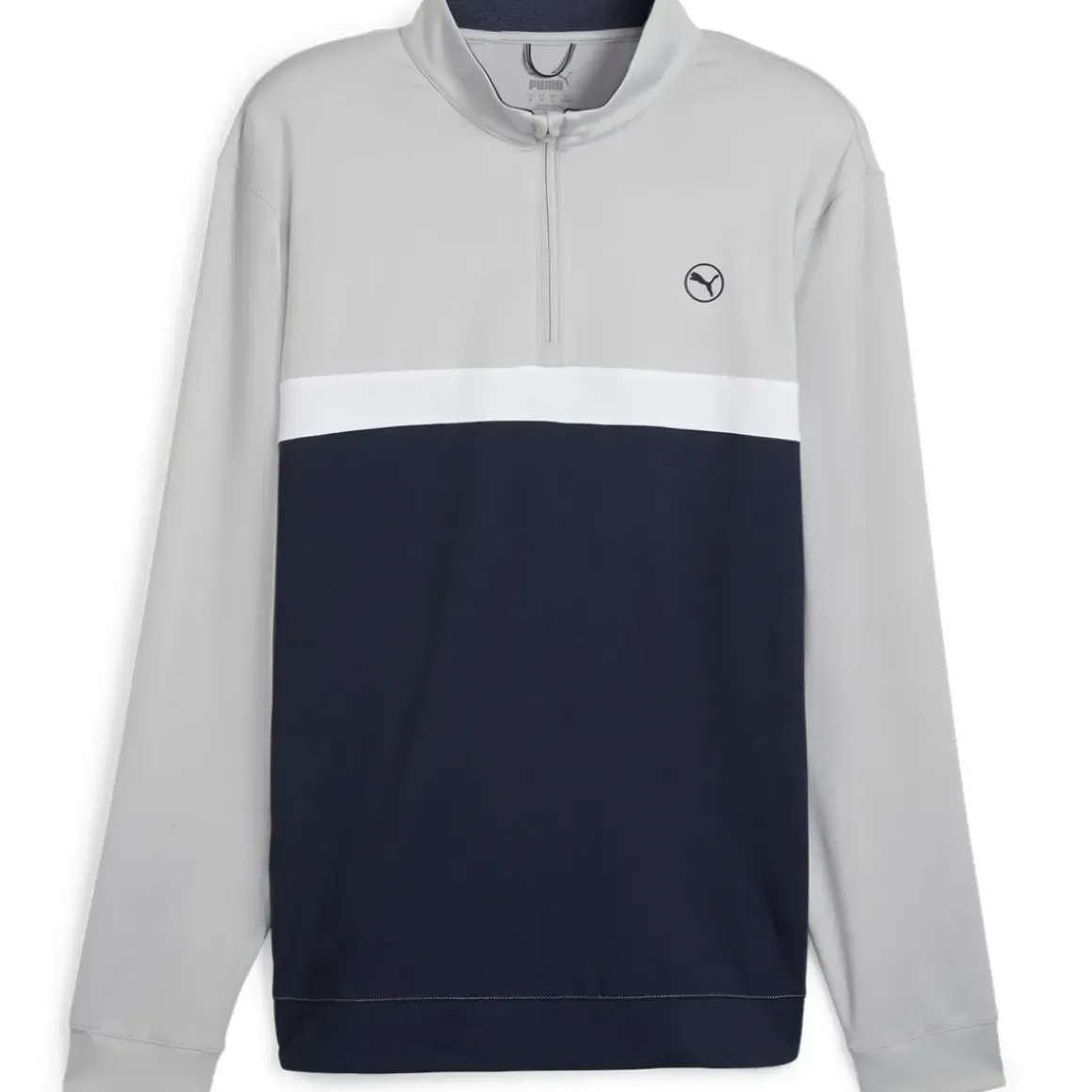 PUMA Men's Pure Colorblock Quarter Zip Golf Midlayer