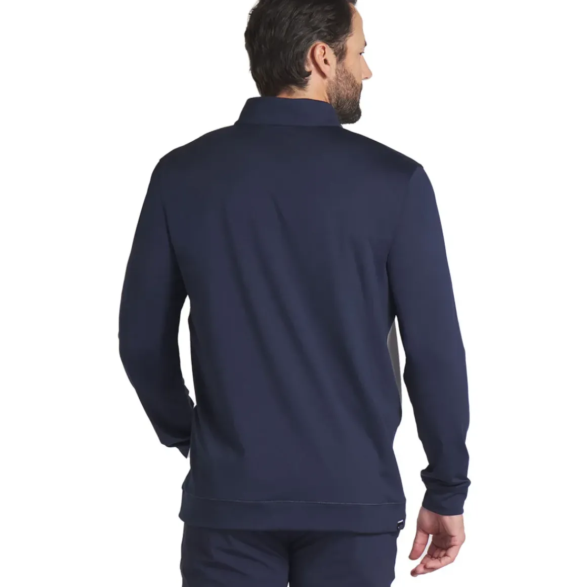 PUMA Men's Pure Colorblock Quarter Zip Golf Midlayer