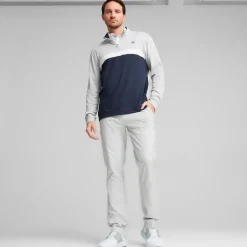 PUMA Men's Pure Colorblock Quarter Zip Golf Midlayer
