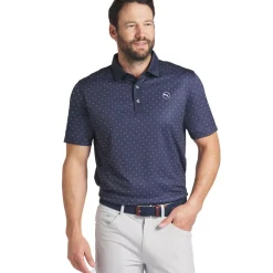 PUMA Men's Pure Geo Golf Polo Shirt