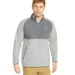 PUMA Men's Sherpa Half Zip Golf Midlayer