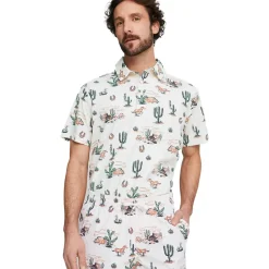 PUMA Men's Vented Wild West Golf Polo Shirt