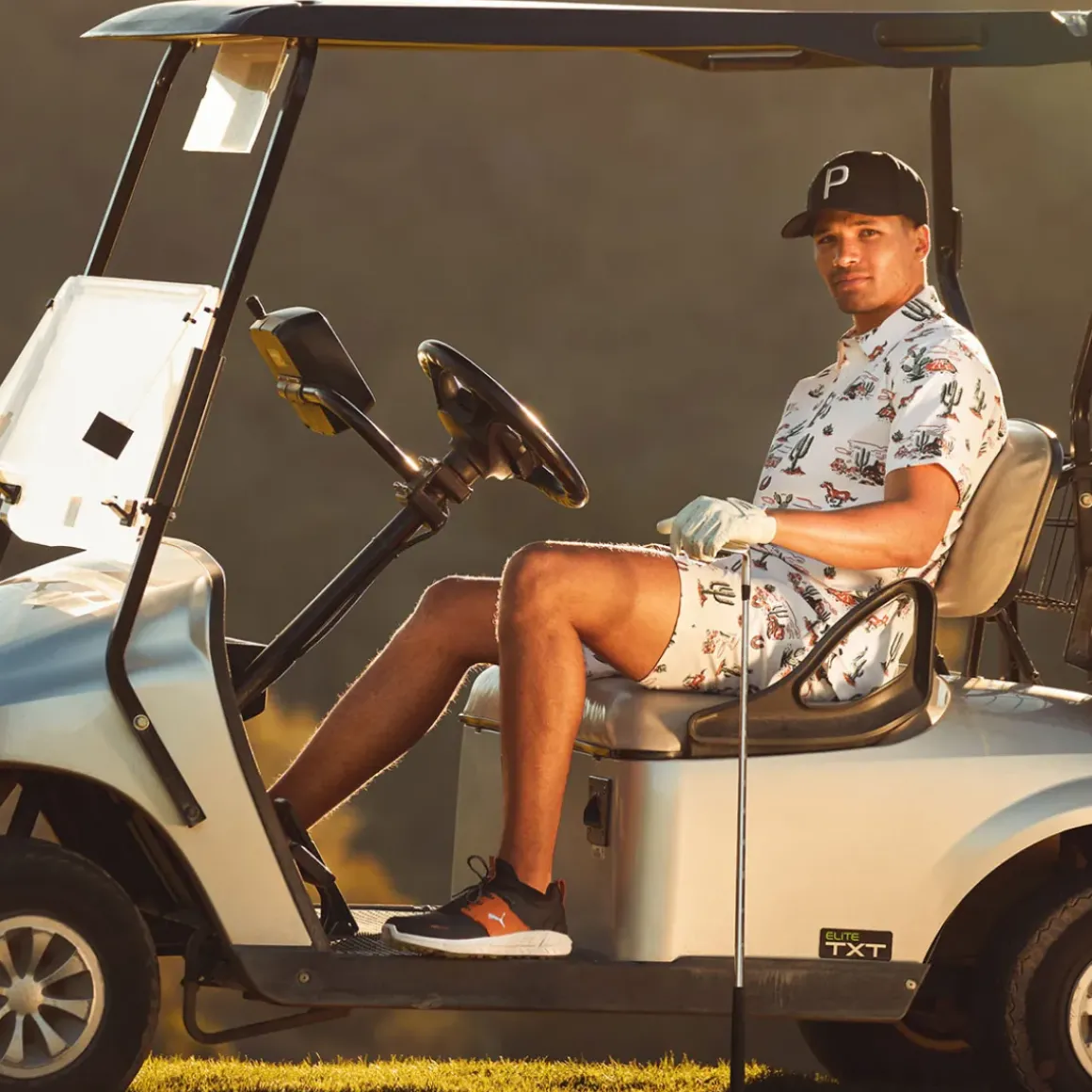 PUMA Men's Vented Wild West Golf Polo Shirt