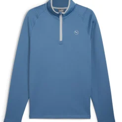 PUMA Men's Waffle Fleece Quarter Zip Golf Mid Layer