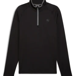 PUMA Men's Waffle Fleece Quarter Zip Golf Mid Layer