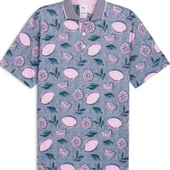 PUMA Men's X Arnold Palmer Pink Lemonade Golf Polo Shirt