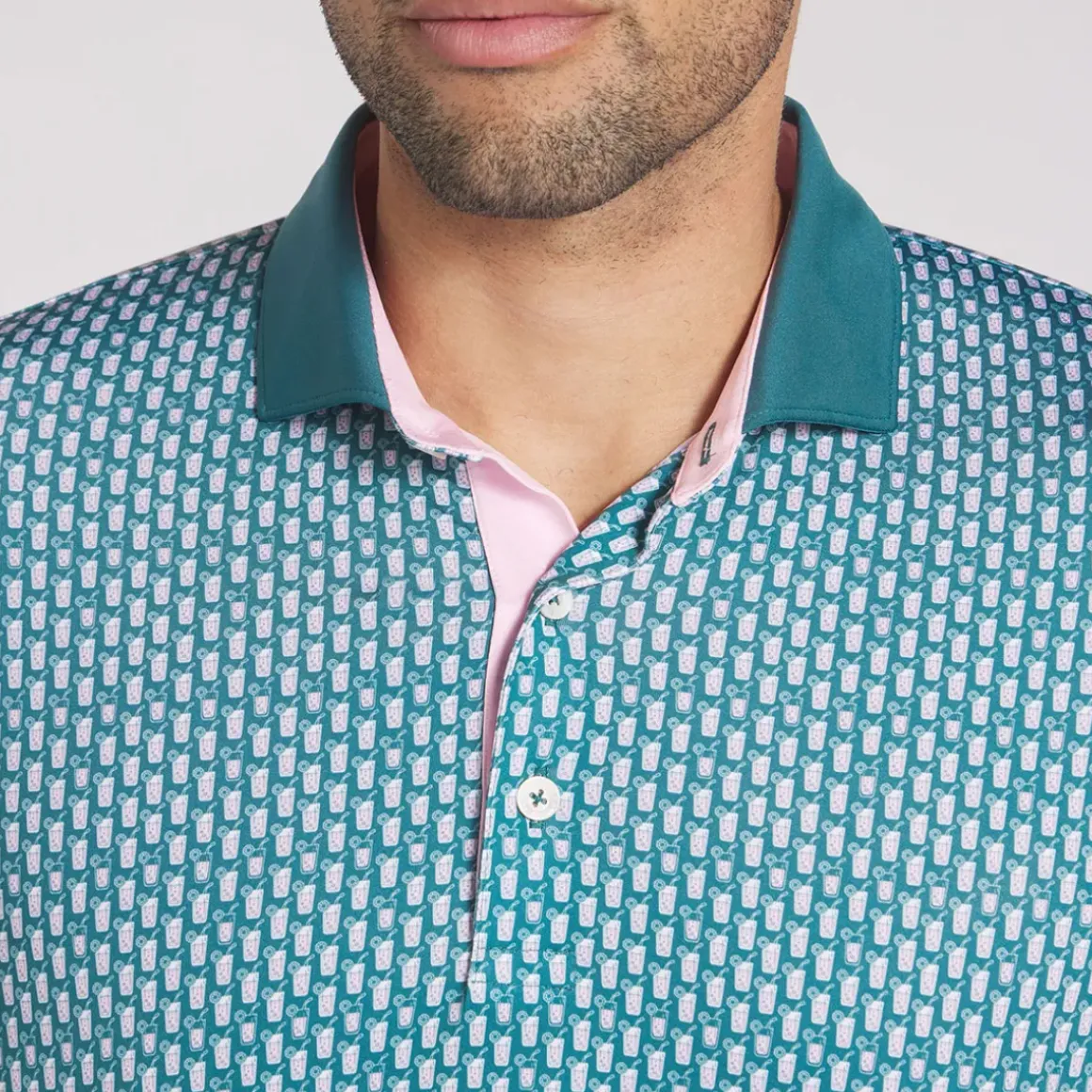 PUMA Men's X Arnold Palmer MATTR Iced Tea Golf Polo Shirt