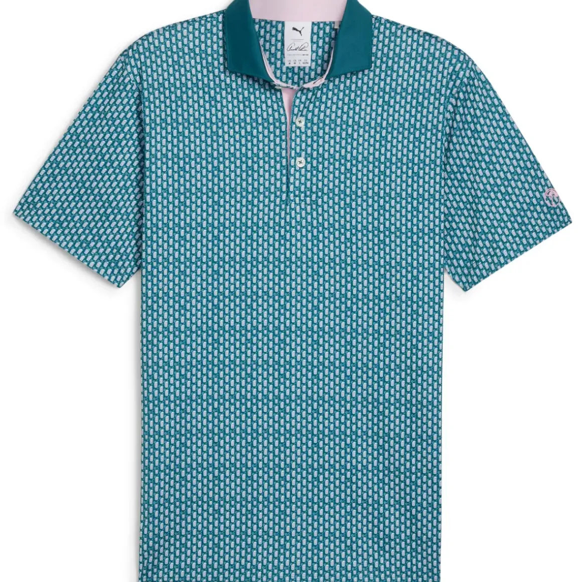 PUMA Men's X Arnold Palmer MATTR Iced Tea Golf Polo Shirt