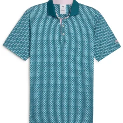 PUMA Men's X Arnold Palmer MATTR Iced Tea Golf Polo Shirt
