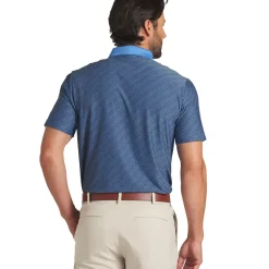 PUMA Men's X Arnold Palmer Jacquard Stripe Golf Polo Shirt