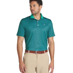 PUMA Men's X Palm Tree Crew Resort Golf Polo Shirt