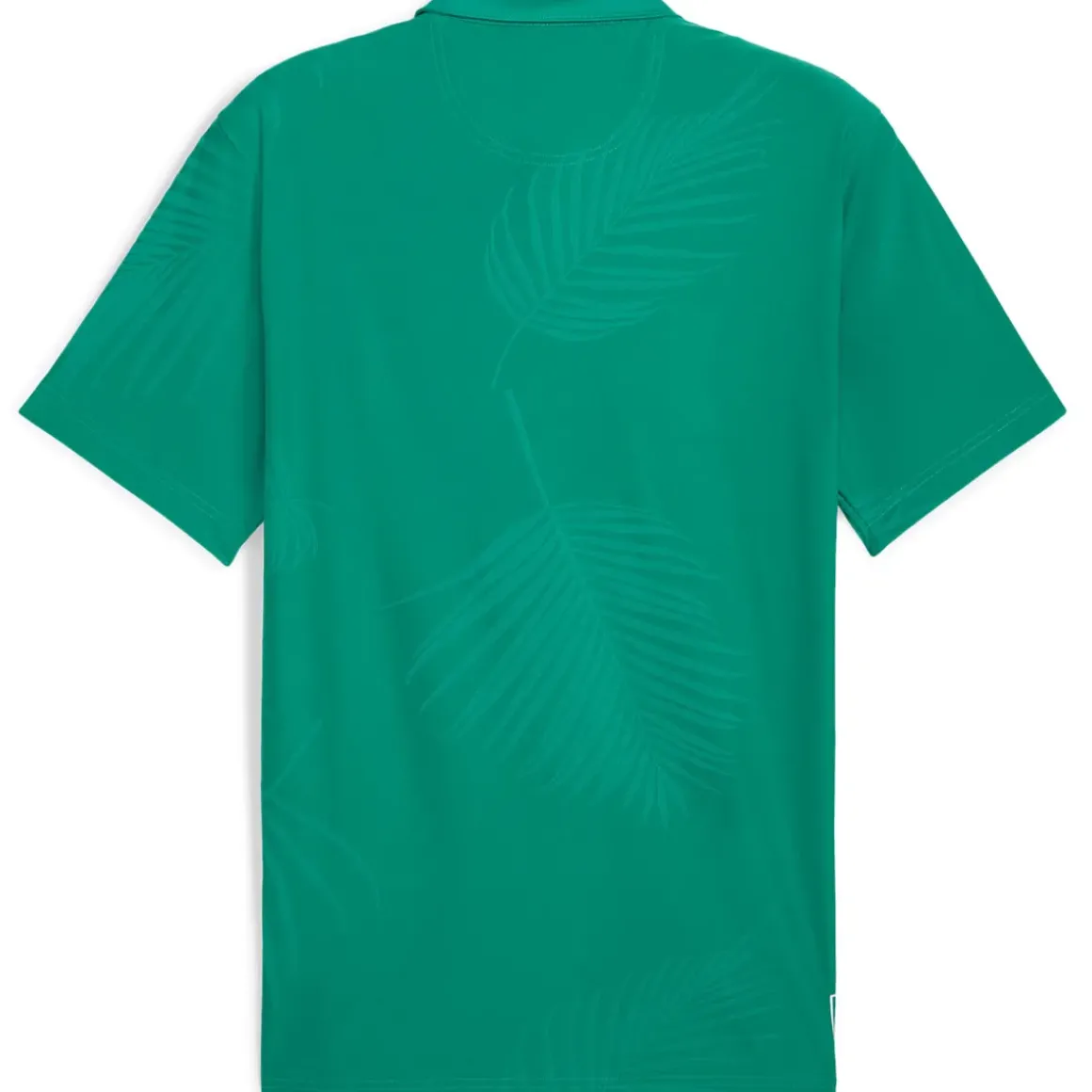 PUMA Men's X Palm Tree Cree Jacquard Golf Polo Shirt