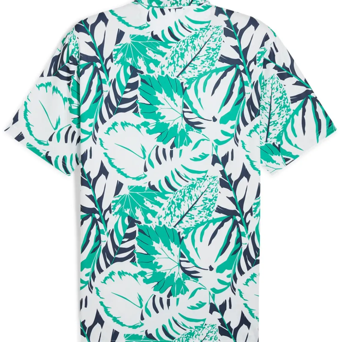 PUMA Men's X Palm Tree Crew Palm Glitch Golf Polo Shirt