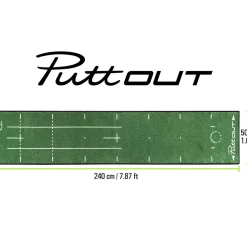 PuttOUT Deluxe Golf Putting Mat