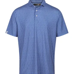 Ralph Lauren Men's Print Custom Slim Fit Performance Golf Polo Shirt