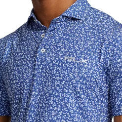 Ralph Lauren Men's Print Custom Slim Fit Performance Golf Polo Shirt