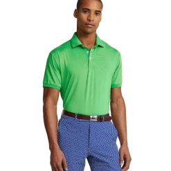 Ralph Lauren Men's RLX Jersey Airflow Custom Slim Fit Performance Golf Polo Shirt