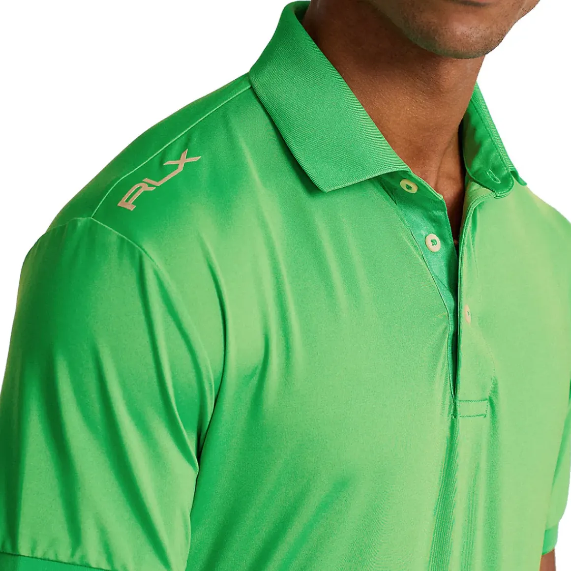Ralph Lauren Men's RLX Jersey Airflow Custom Slim Fit Performance Golf Polo Shirt