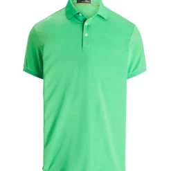 Ralph Lauren Men's RLX Jersey Airflow Custom Slim Fit Performance Golf Polo Shirt