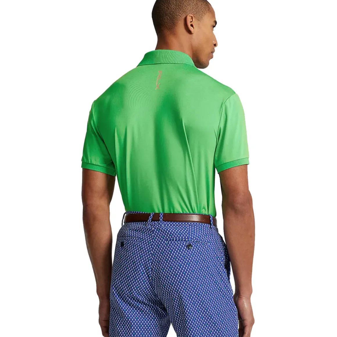 Ralph Lauren Men's RLX Jersey Airflow Custom Slim Fit Performance Golf Polo Shirt
