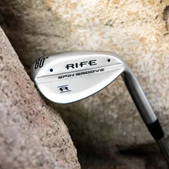 Rife Spin Groove Steel Golf Wedge
