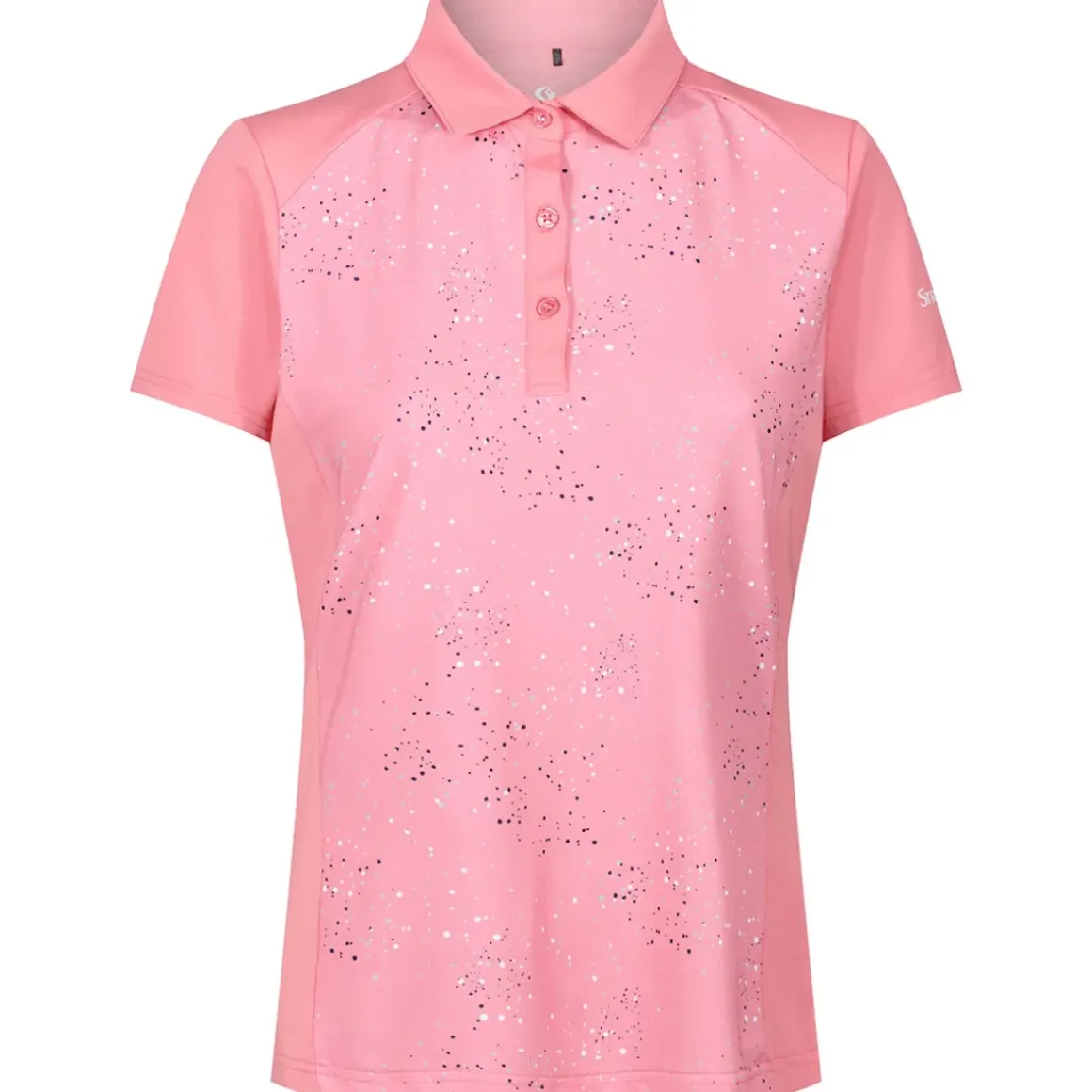 Stromberg Ladies Splatter Print Golf Polo Shirt