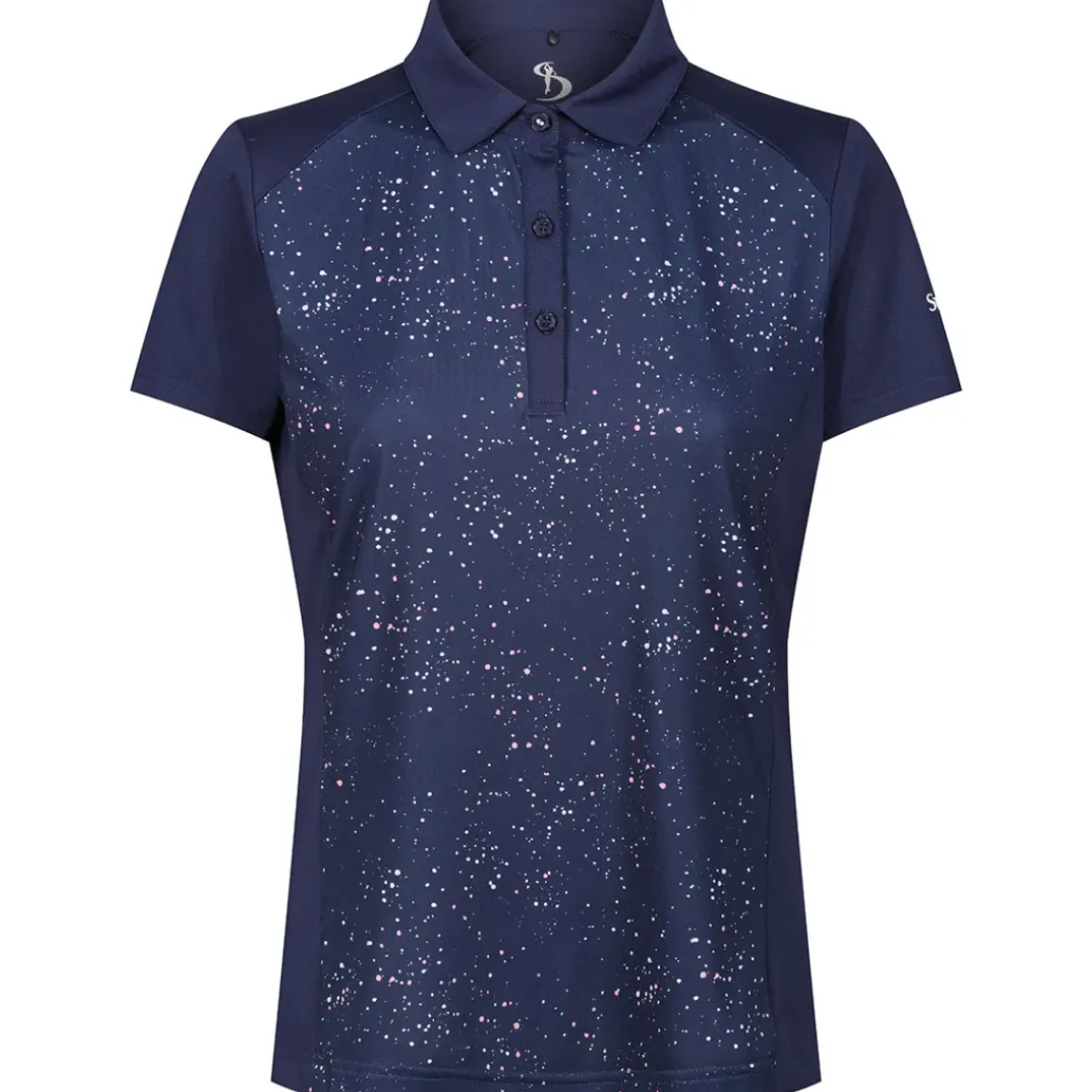 Stromberg Ladies Splatter Print Golf Polo Shirt