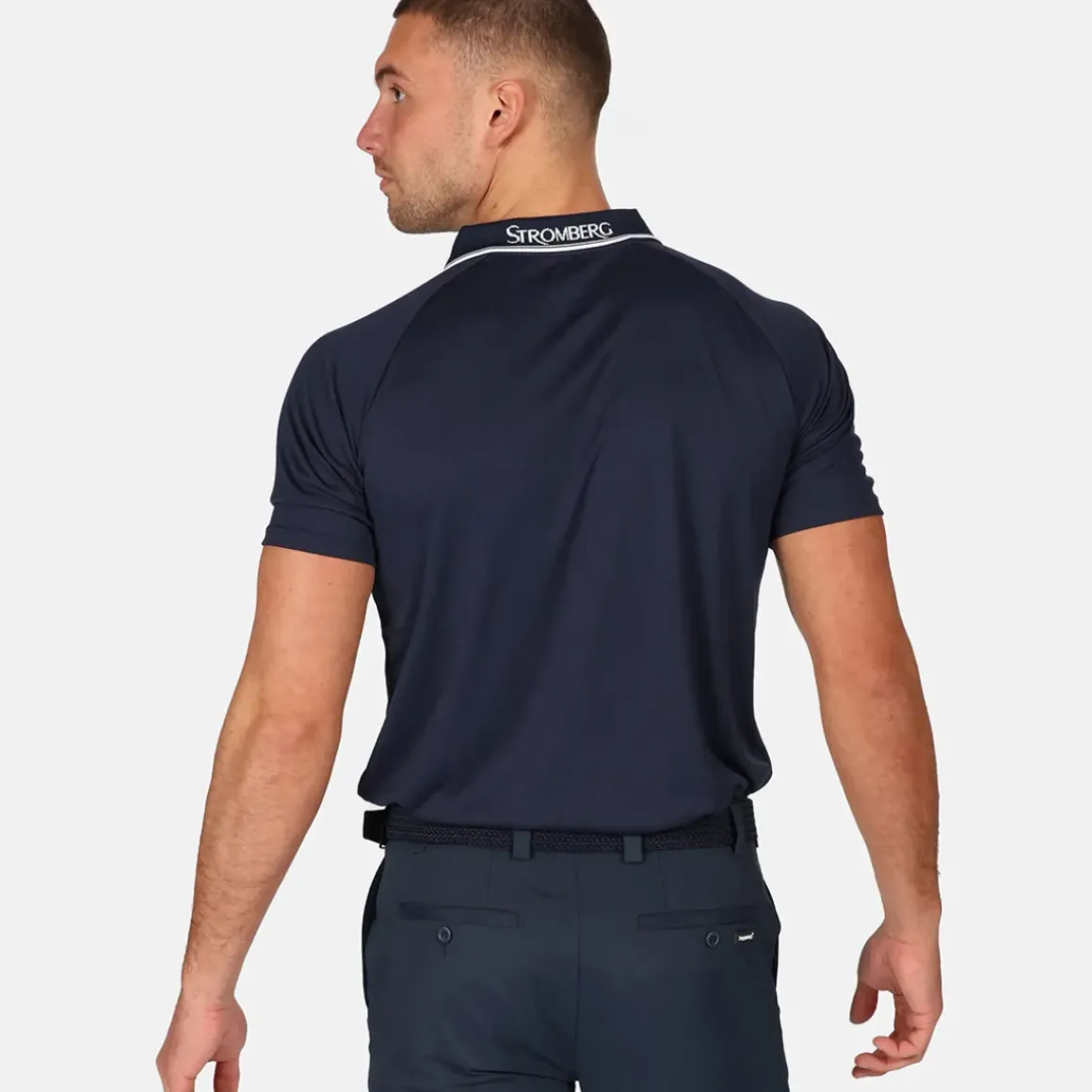 Stromberg Men's Flier Collar Golf Polo Shirt